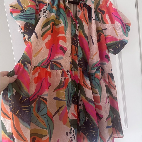 TC Multicolor Patterned Skirt - Picture 5 of 7